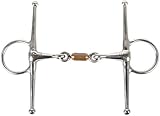 Harry´s Horse Knebeltrense doppelt gebrochen mit Kupferrolle 13mm, Größe:13.5
