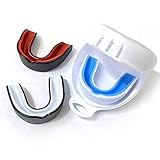 4 Satz Sport-Mundschutz für Erwachsene, Mundschutz, tragbar, für Rugby, Hockey, Boxen, Judo, Karate, Beiß, formbar, Lacrosse, Fußball, MMA, Wrestling-Roller, Kieferschutz