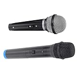 JOINPAYA 2St Requisiten Mikrofon vorgeben Kleinkinder Karaoke Party zubehör partyzubehör Children Toys Spielzeugmikrofon gefälschte Mikrofonmodelle Plastik Black