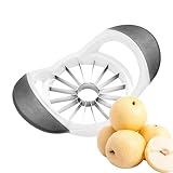17x10 Cm Pr-ofi Edelstahl Apfelteiler - Apfelteiler Zum Zerschneiden, Obstentkerner Und -schneider, Multifunktionaler Obstkeiler, 16 Scheiben Obstschneider, Obstentkerner Aus Edelstahl