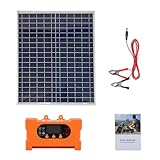 VIVIWI Solarpanel Intelligenter Schnellladeregler Polykristalline Solarzellen Ladepanel Solarladeregler