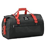 Motorrad hecktasche wasserdicht gepäckrolle motorradtasche wasserdichte motorrad tasche satteltaschen Reisetasche reflektierend für Wandern,Radfahren,Reisen,Camping,Outdoor,Kayaking 30L Schwarz