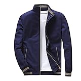 Herren-Sportjacken, elegant, lässig, Stehkragen, dünne Bomberjacke, Cargo-Sportjacke, Windbreaker, leichte Sportbekleidung, Mäntel, schmale Passform, durchgehender Reißverschluss, lange Ärmel