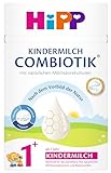 HiPP Kindermilch Combiotik 1+ (4 x 600g), ab 1 Jahr, mit natürlichen Milchsäurekulturen und Ballaststoffen, Calcium, Vitamine C und D, für ein gutes Bauchgefühl