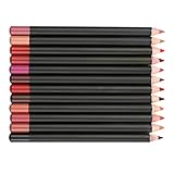 HAPINARY 12Pcs Lip Liner Lippenstift Lippenformung Bleistift Lipstick Formen Bleistift Lippenstiftstifte