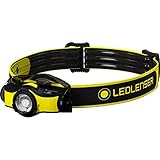 Ledlenser iH5, Arbeitslampe, Stirn- und Helmlampe, Metallclip zum Anbringen an Kleidung, fokussierbar, schwenkbar, 200 Lumen, extrem leicht, Batteriebetrieb