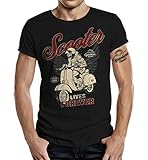 T-Shirt für Scooter Motorroller Fahrer