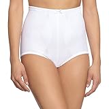 Sassa Damen Miederslip Miederhose, Einfarbig, Gr. 44 (Herstellergröße: 85), Weiß (Weiß 00100)