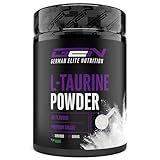 Taurin Pulver - 500 g - Optimale Löslichkeit - Vegan - Rein & ohne Zusätze - Laborgeprüfte Premium Qualität - L-Taurin Aminosäure - German Elite Nutrition