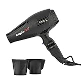 Babyliss Pro BAB6510IE Caruso Haartrockner mit Ionen-Technologie, schwarz, Black