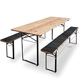 Miqio Design Filz Bierbankauflage - 25x 220cm - Bankauflage bequem gepolstert - Sitzauflage für Bierzeltgarnitur - Sitzpolster für Bierbänke - Dunkelgrau anthrazit
