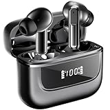 Kopfhörer Kabellos Bluetooth 5.4, In Ear Kopfhörer mit 6 ENC Noise Cancelling Mic, Digitale LED-Anzeige, 2025 Neue Earbuds HIFI Stereo, Wasserdicht, 30 Std. Spielzeit, USB-C, Ohrhörer für Arbeit
