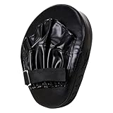 Punching Mitts – Gebogene Trainingspads Boxhandschuhe, Fokus Handpratzen, Schlagpads | Ergonomische Schutzpolster mit Griffhalterung, Boxausrüstung für Kampfsportarten Muay Thai Kickboxen Tr