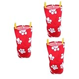 Vaguelly 3st Outdoor-Sport-sprungsack Taschen Für Partyspiele Hüpfsack-Spielzeug Renntasche Springendes Spielzeug Outdoor-sprungsack Interaktives Hüpfspielzeug Outdoor-springsäcke Stoff Rot