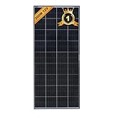 enjoysolar® Monokristallines Solarmodul Solarpanel mit PERC Zellentechnik schwarzes Rahmen Version (200W)