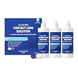 Amazon Basic Care All-In-One Lösung für weiche Kontaktlinsen, 360ml, 3er-Pack