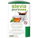 steviapura | Stevia Tabs 300 Stück - Stevia Tabletten - Süßstofftabletten im Dosierspender | 1 x 300 Stück 18 g