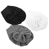 COLLBATH 3 Pcs Hut Netter Bogenhut Strandhut Stirnbänder Mädchen Mützen 0 3 Monate Neugeborene Hut Mit Bögen Hüte Kleinkind Sonne Hut Nied