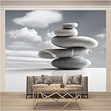 wandmalerei 3d Steine Tapeten Wandbild wohnzimmer tapete schlafzimmer wanddekoration aufkleber heimdekoration wandkunst 300cm×210cm(Breite x Höhe)
