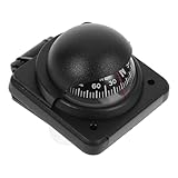 Warmhm Kompakter Auto Kompass mit Verstellbarem Magnet Tragbarer Navigationshilfe für Auto Boot und LKW Präzise Richtungsanzeige Einfache Montage und Langlebiges Material