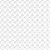 100 Stück Türstopper wand transparent Wandpuffer Wandstopper selbstklebend transparent Wand-türstopper Türanschlagdämpfer(weiß)