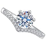 Holibanna Diamant-ring Verlobungsringe Für Frauen Verlobungsring Armband Für Frauen Gold Paar Paare Ringe Silberringe Für Damen Hochzeit Schmuck Für Damenringe Armbänder Ringe Metall Silver