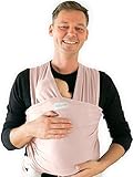 Tragetuch Baby von Hebamme - Baby Tragetuch - OEKO-TEX Elastisches Babytragetuch Neugeborene bis 15kg - Tragetuch Baby 5m lang - Baby tragetuch Neugeborene mit Tasche & Bindeanleitung