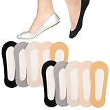 EJRUP 10 Paar Füsslinge für Damen & Herren,Rutschfeste und Unsichtbare Sneakersocken,No Show Rutschfeste Socken,Atmungsaktiv & Bequem,Füsslinge Sockens für Ballerinas, Einheitsgröße