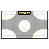 Happy Jump Fußballtor-Zielnetz, Zielblatt für Kinder im Hinterhof, Training, Übung von Schuss- und Passgenauigkeit-6'x4'