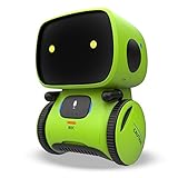 REMOKING Interaktiver Lernroboter für Kinder, Sprechender Roboter mit Musik, Tanz & LED-Augen, Touch- & Sprachsteuerung, Lernspielzeug Geschenk für Jungen & Mädchen ab 3 Jahren (Grün)
