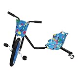 Kinder Drift Scooter 360 Grad Drift Cart Tragfähigkeit 60 Kg Drift Kart Hinterrad Mit Beleuchtung Drift Trike Dreirad Einstellbare Länge 360° Crazy Cart Drifter Für Ab 6 Jahre