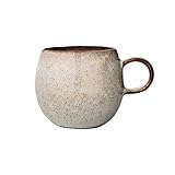 Bloomingville Sandrine Tasse grau 500ml Keramik Kaffetasse Kaffeepot Teetasse groß dänisches Design (1 Tasse)