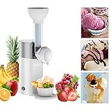 Eiscrememaschine, Bpa-freie Softeismaschine für Kinder – DIY-milchshake-Maschine für Zuhause White