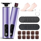 Hornhaut Entfernen Fuß Elektrisch 2 in 1 Hornhautentferner Elektrischer Footglow Die Füße Entferner Testsieger Fußfeile Hornhauthobel Erfahrungen Hornhautraspel Elektronischer Profi + Silikon Socken