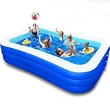 Aufblasbarer Pool, 308 x 172 x 55 cm, übergroß, verdickte Familie