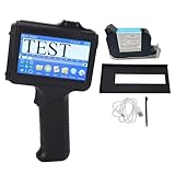 Handheld-Tintenstrahldrucker 2-12,7 Mm Einstellbar 4,3 Zoll Touchscreen Tragbarer Handheld-Drucker mit 42 Ml Schwarzer Tintenpatrone Schnelltrocknen