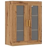 ULUYYUC Sideboard Küche Küchenschrank Arbeitsplatte Küche Esszimmer Schrank - Hängeschrank Artisan-Eiche 69,5x34x90 cm für Schlafzimmer Wohnstube Küche Speisesaal