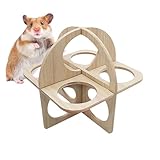 Opilroyn Hamsterversteck | Hamsterlebensraum | Holzkäfig Zubehör Rennmaus für Frettchen Goldbären Freunde Schlafen Ausruhen Spielen Indoor Outdoor Reisen