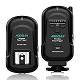AODELAN Kamera Blitzauslöser und Empfänger Kit Blitzauslöser Auslöser Kompatibel für Canon, Nikon, Pentax, Olympus DSLR-Serie