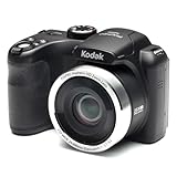 KODAK Pixpro AZ252 - Digitale Bridge-Kamera 16 MP, 25X optischer Zoom, HD 720p Video, 24 mm Weitwinkel, optische Bildstabilisierung, 3-Zoll-LCD - Schwarz