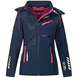 Geographical Norway Damen Softshell Jacke Rein Navy L