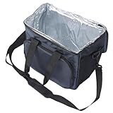 Lurrose Isolierte Thermotasche Groß Wärmehalte Lunchbag Camping Kühlbox Auto Picknick Tasche Leicht Tragbar Für Schule Büro Outdoor Mahlzeiten