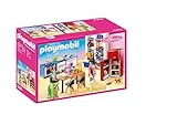 PLAYMOBIL Dollhouse 70206 Familienküche, Küchenzeile mit Backofen, Spülmaschine, Kühlschrank und Essbereich sowie cleveren Utensilien zum Kochen, Ab 4 Jahren