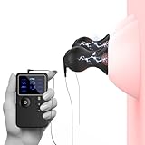 LZYLWC Elektroschock Nippelsauger für Frauen und Männer mit 9×19 Modi Brustwarzen Stimulator Klitoris Estim Sextoy Brustwarzensauger Elektro Stimulation SM Spielzeug für Paare