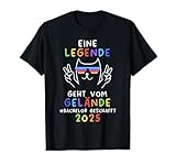 Bachelor 2025 Eine Legende Geht Vom Gelände T-Shirt