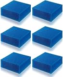 GERUI Aquarium-Filterschaum für Juwel Compact/H/Bioflow 3.0/M/Bioflow Super/Bioflow Mini (Compact) Filterschwämme Fein Typ NO.88051 (6 Stück)