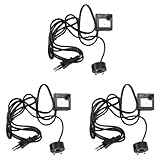 Hlxnyami 3X 3W Tauch Wasser Pumpen mit 4 LED Licht Pumpe Aquarium Brunnen Fisch Teich Tank EU Stecker