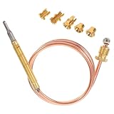 PAMINGONO Feuerstätte Thermoelement Temperaturfühler für Grill und Ofen Sicherheits Sensor für Herd und Heizgerät Langlebiges Zubehör zur Flammensicherung und Präziser Temperaturkontrolle