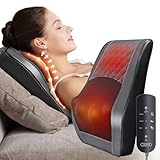 OMASSA Massagegerät, Nackenmassagegerät mit Wärme, Shiatsu Massagegeräte 3D Knet Rückenmassagegerät, Muskelschmerzlinderung für Nacken, Rücken, Beine, Geschenke für Männer, Frauen, Mama, Papa