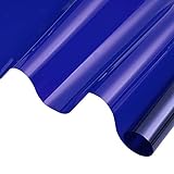 Fenster-Tönungsfolie für Zuhause und Büro, statische Tönungsfolie, Vinyl, elektrostatisch, blockiert die Sonne, Wärmeregulierung, 50 x 300 cm, Violett